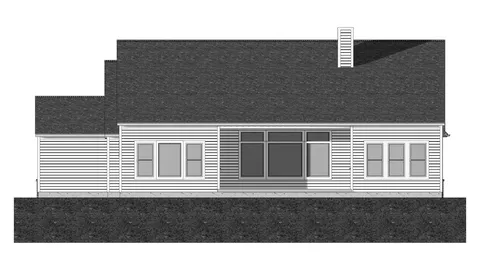 The Signature house plan, exterior view 3